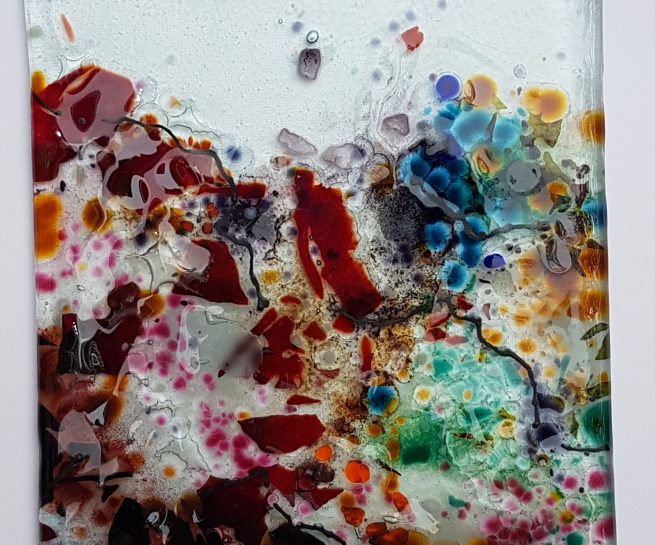 Rectangle Tile Red & Blue