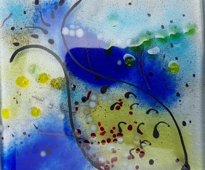 Under the Sea - Green, blue & yellow fish